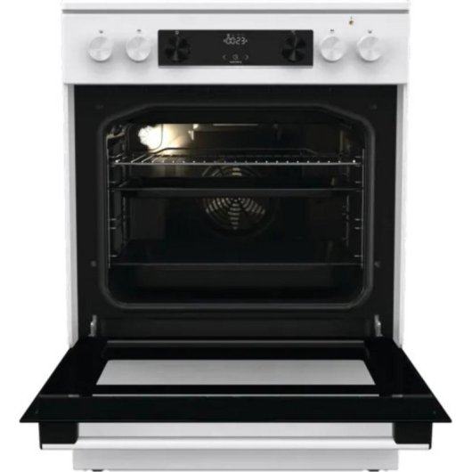 Cocina independiente Gorenje GECS6C70WC Cerámica 71L AirFry AquaClean