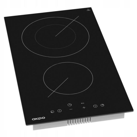 Induktionskochfeld Akpo PKA30601 2 Zonen 3,4 kW schwarz