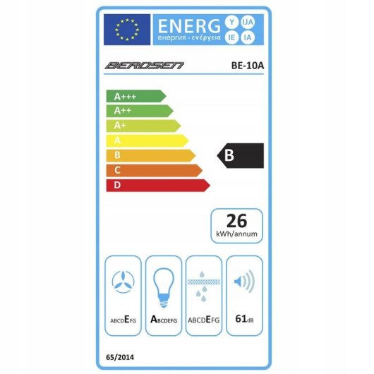 Campana extractora Berdsen BE-10A Pochłaniacz 50 cm con filtro e LED