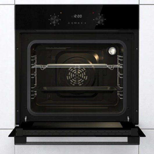 Horno Multifunción Gorenje BO6635E01BG 61L 60cm Limpieza Manual A con Grill Negro