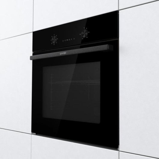 Horno Multifunción Gorenje BO6635E01BG 61L 60cm Limpieza Manual A con Grill Negro