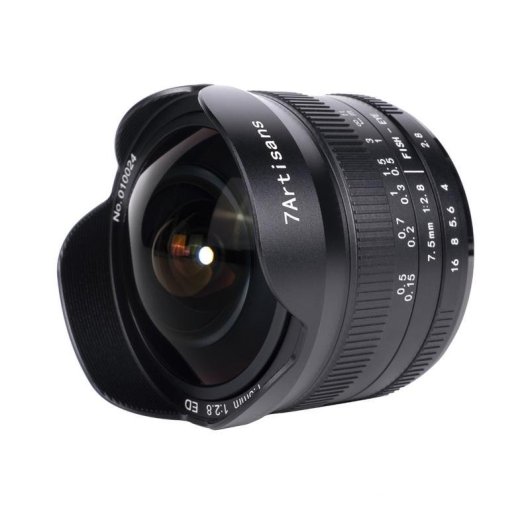 Objetivo 7Artisans 7.5mm F2.8 II 7 hojas Sony E Montura Bayoneta Manual