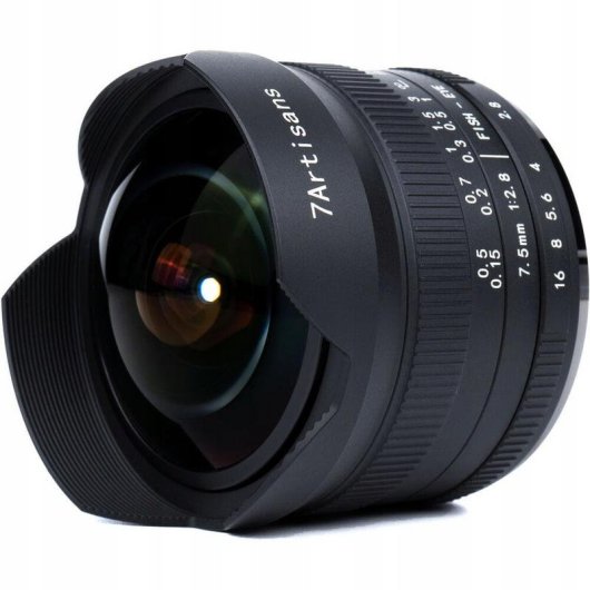 Objetivo 7Artisans 7.5mm F2.8 II 7 hojas Sony E Montura Bayoneta Manual