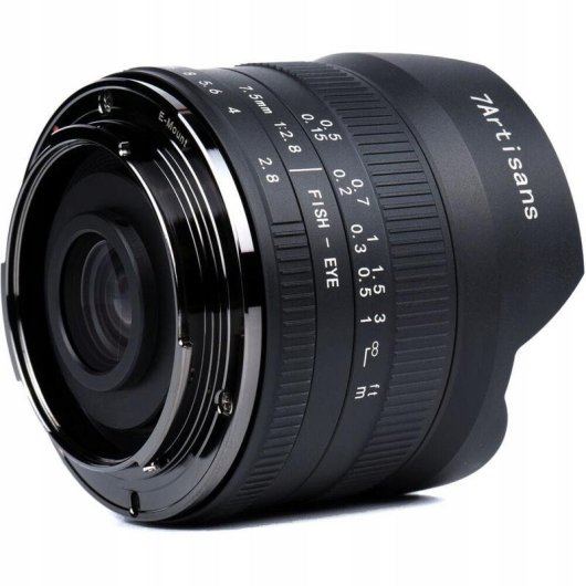 Objetivo 7Artisans 7.5mm F2.8 II 7 hojas Sony E Montura Bayoneta Manual