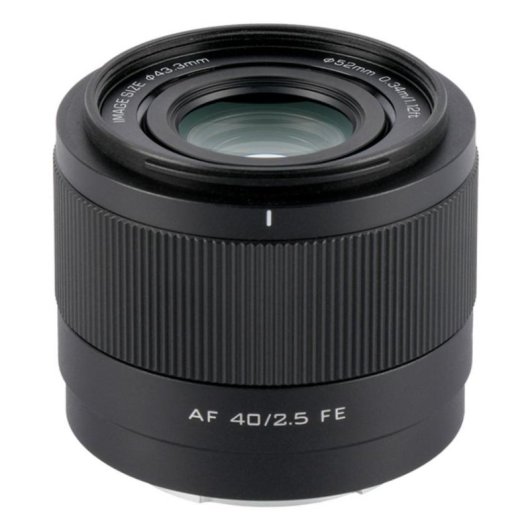 Objectif Viltrox AF 40 2.5 FE 40 mm Sony E sans stabilisation