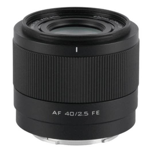 Objectif Viltrox AF 40 2.5 FE 40 mm Sony E sans stabilisation