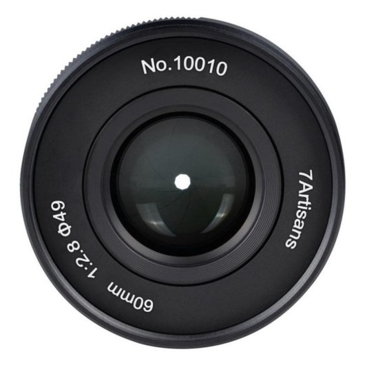 Objetivo 7Artisans 60 mm f/2.8 MKII 60 mm sin estabilización Montura Micro Four Thirds