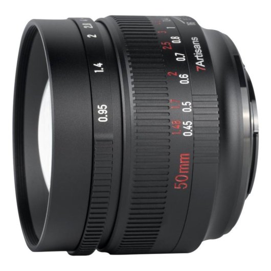 Obiettivo 7Artisans 50mm F0.95 Manuale Montatura Fujifilm XF Nero