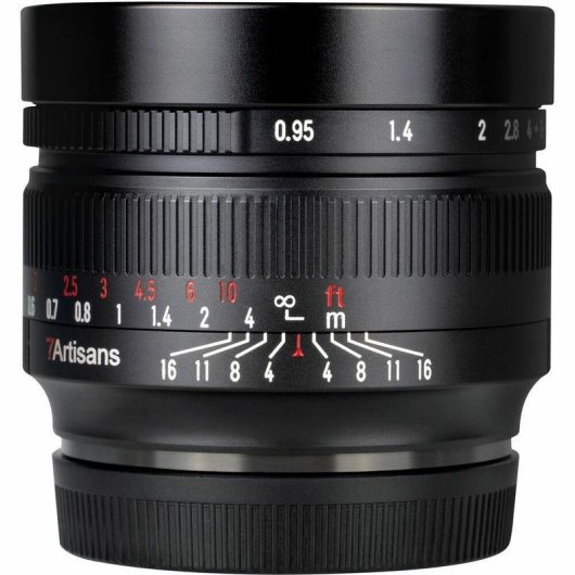 Obiettivo 7Artisans 50mm F0.95 Manuale Montatura Fujifilm XF Nero