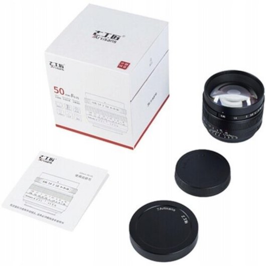 Obiettivo 7Artisans 50mm F0.95 Manuale Montatura Fujifilm XF Nero