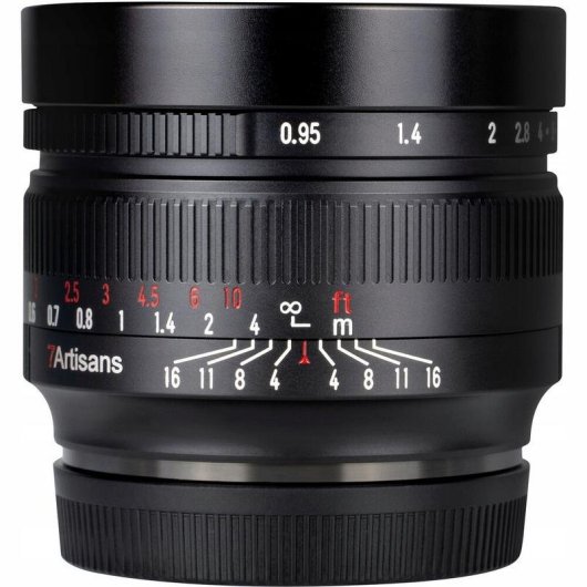Obiettivo 7Artisans 50mm F0.95 Manuale Montatura Fujifilm XF Nero