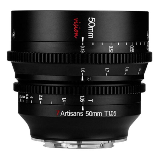 Objetiva 7Artisans Vision 50mm T1.05 Montagem Fujifilm X Manual Preto