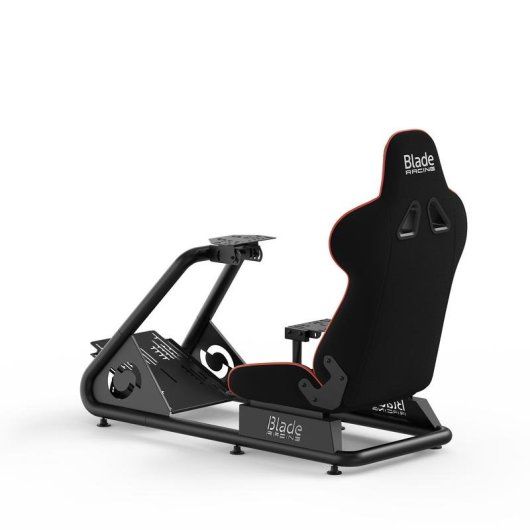 Cockpit Racing Blade Gaming Carbon Asiento Fibra de Carbono Base Regulable