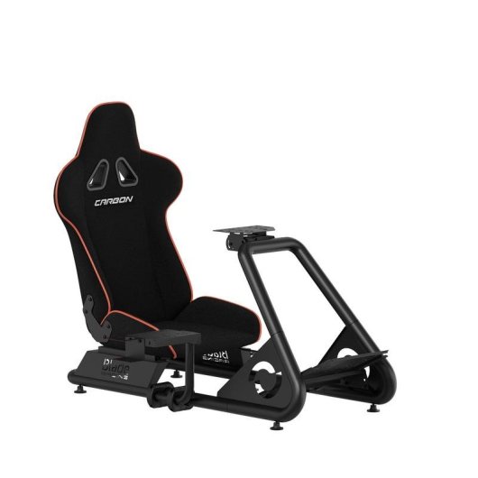 Cockpit Racing Blade Gaming Carbon Asiento Fibra de Carbono Base Regulable
