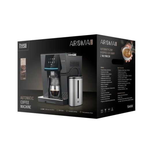 Macchina da caffè espresso automatica Teesa Aroma 800 2 L 19 bar nera
