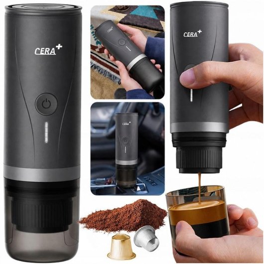 Cafetière expresso portable CERA+ PCM03 80 ml 20 bars sans fil
