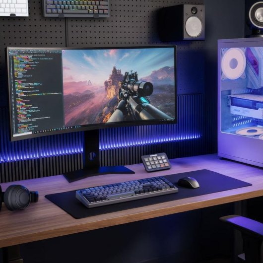 Teclado Ducky Cushion 98 mecánico gaming con Bluetooth 5.0 y RGB USA