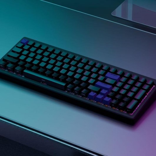 Teclado Ducky Cushion 98 mecánico Hot Swap RGB USA 96%