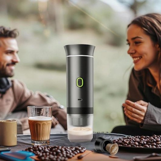 Cafetière à capsules portable Wacaco Nanopresso 0,08 L 18 bars noire