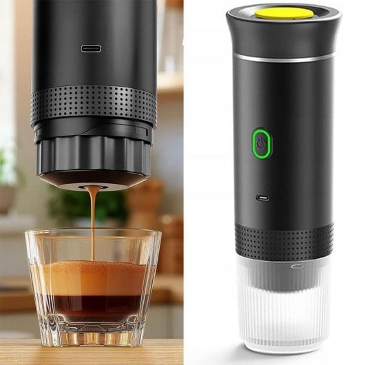 Cafetière à capsules portable Wacaco Nanopresso 0,08 L 18 bars noire