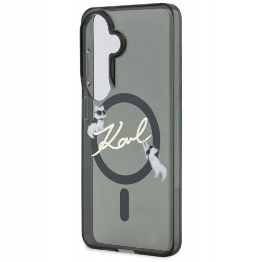 Funda para móvil Karl Lagerfeld plecki negro plástico MagSafe para Galaxy S26