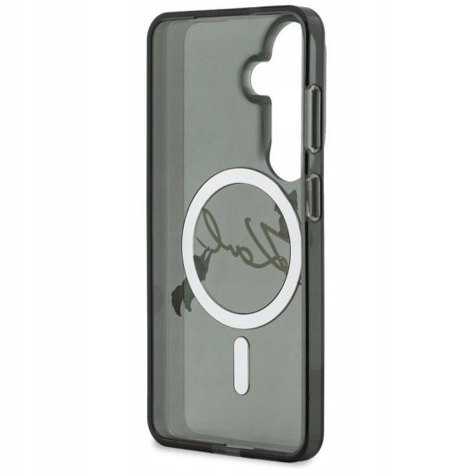 Funda para móvil Karl Lagerfeld plecki negro plástico MagSafe para Galaxy S26