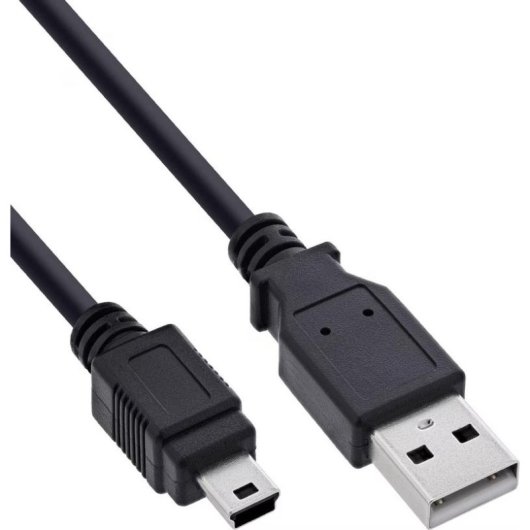 Cavo InLine USB 2.0 Mini USB 2 m Nero