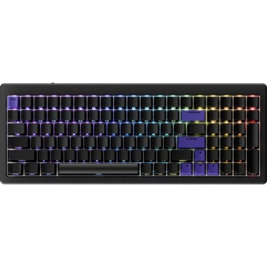 Teclado Ducky Cushion 98 mecánico gaming con RGB y Bluetooth 5.0 USA