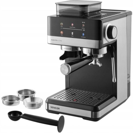 Cafetera Espresso Sencor SES 5000SS 1,8 L 20 bares con molinillo integrado