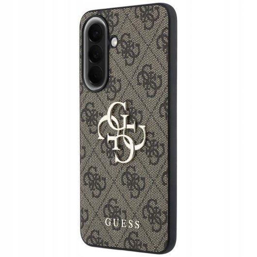Funda para móvil Guess Hardcase piel ecológica marrón para Galaxy A57 5G