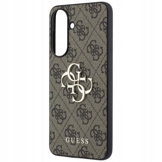 Funda para móvil Guess Hardcase piel ecológica marrón para Galaxy A57 5G
