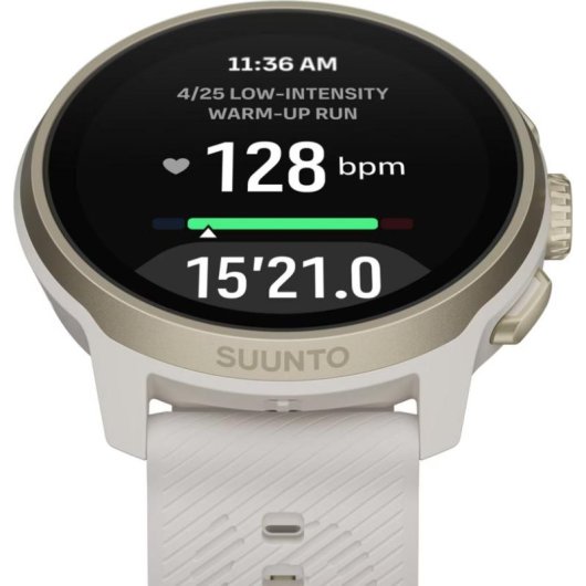 Suunto Run 2 Bluetooth GPS 46mm Gris Bracelet Silicone Taille Unique