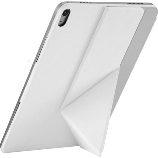 Tablet-Hülle Pitaka MagEZ Folio 3 für iPad Air 11 weiß aus Kunstleder
