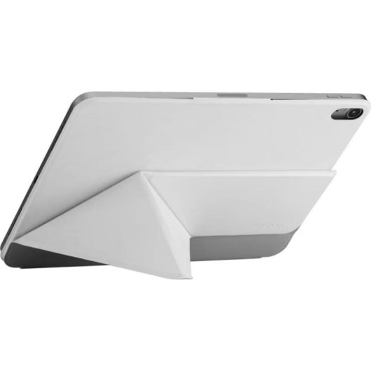 Tablet-Hülle Pitaka MagEZ Folio 3 für iPad Air 11 weiß aus Kunstleder