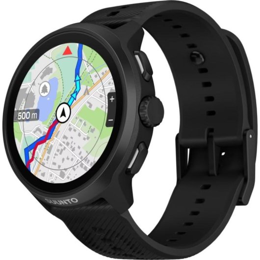 Suunto Run 2 Bluetooth GPS 46mm Noir Silicone Taille Unique