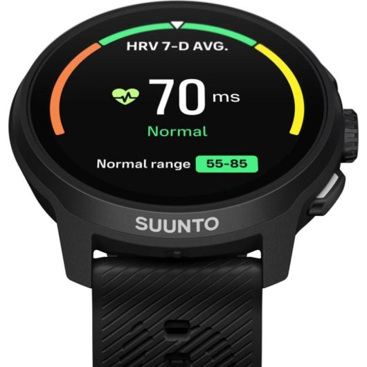 Suunto Run 2 Bluetooth GPS 46mm Noir Silicone Taille Unique