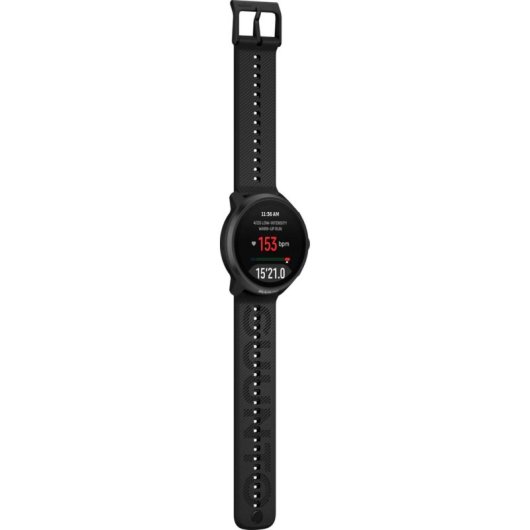 Suunto Run 2 Bluetooth GPS 46mm Noir Silicone Taille Unique