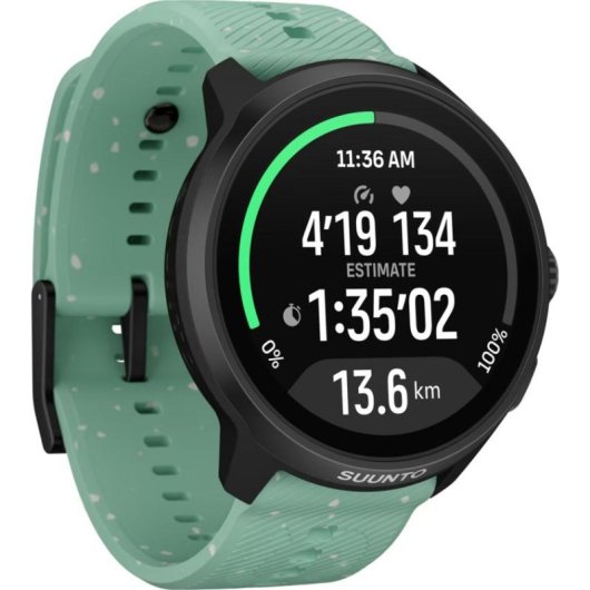 Suunto Run 2 Bluetooth GPS 46mm Aloe Green Correa Verde Talla Única