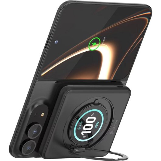 Power Bank Rant BMX SolidSafe Duo 5000 mAh 20 W MagSafe Qi2 Negro