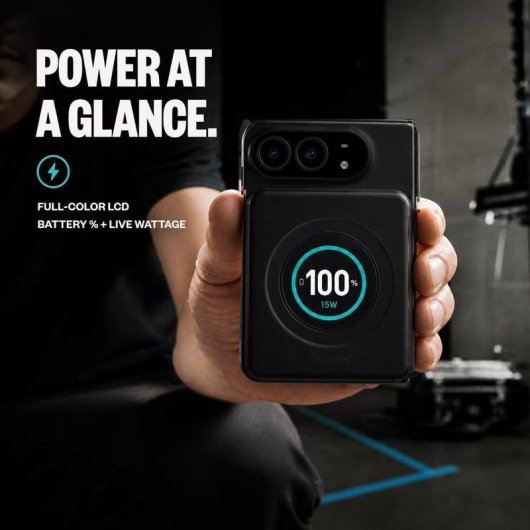 Power Bank Rant BMX SolidSafe Duo 5000 mAh 20 W MagSafe Qi2 Negro