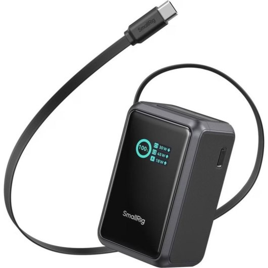 Power Bank SmallRig 10000 mAh 45 W Chine Aluminium TPU Silicone