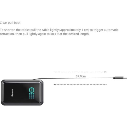 Power Bank SmallRig 10000 mAh 45 W Chine Aluminium TPU Silicone