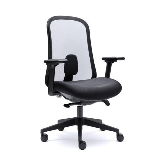 Cadeira Ergonómica Euromof Lucerna Malha Ultra Transparente