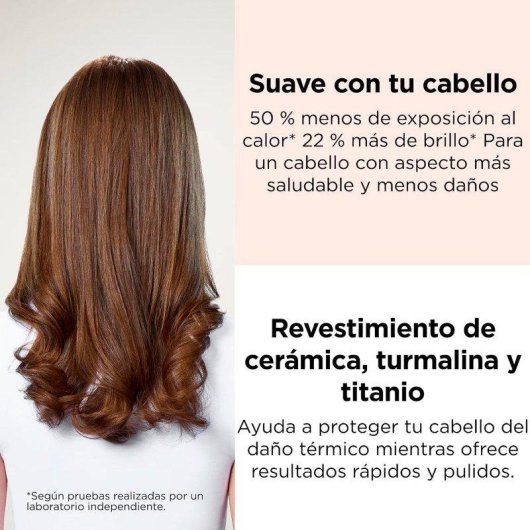 Moldeador multifunción Revlon One-Step Titanium 5 en 1 Iónica 4 temperaturas Rosa/Negro