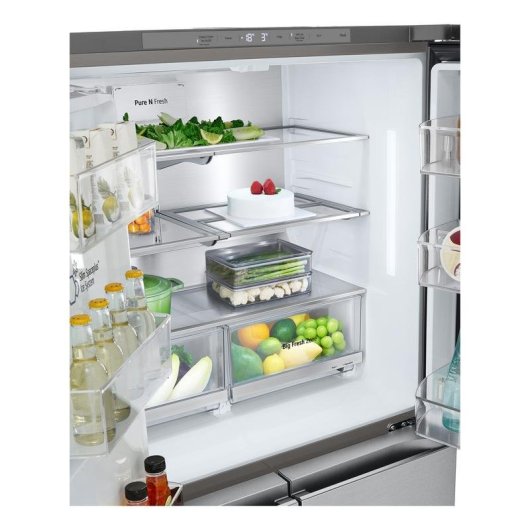 Frigorifero Americano LG GMG960MBJE Total No frost 179 cm 638 L E Acciaio inox WiFi