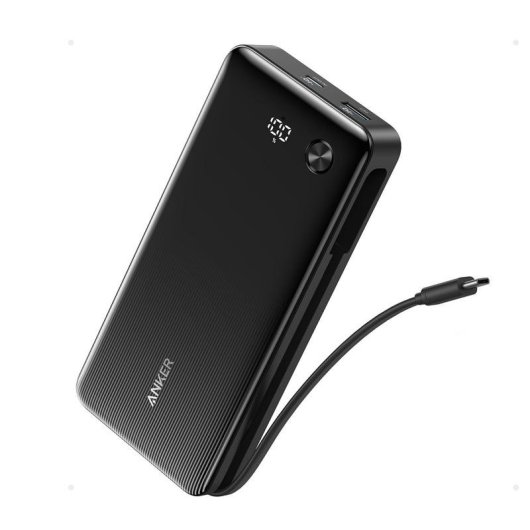 Power Bank Anker 20000 mAh 87 W Apta para avión Negro
