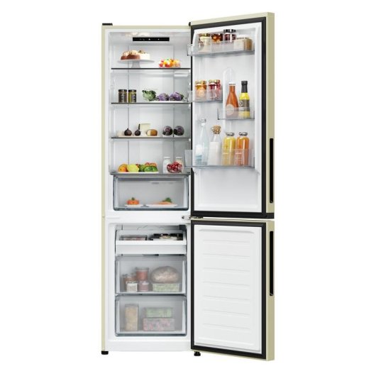 Frigorifero Combi Candy CNCQ2T518EC Total No Frost 182,5cm 279L E Crema