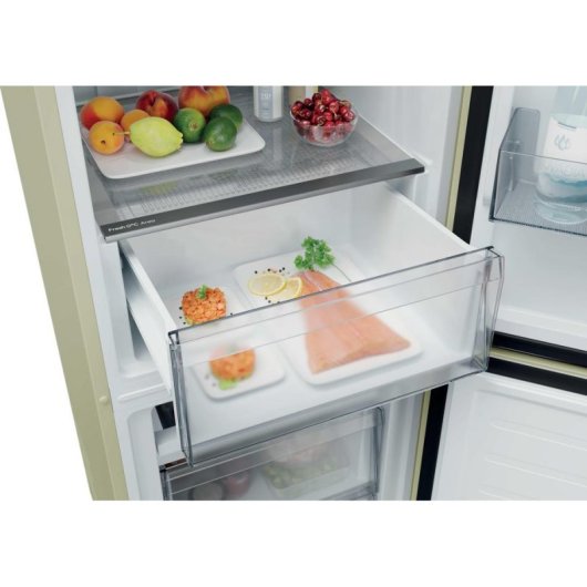 Frigorifero Combi Candy CNCQ2T518EC Total No Frost 182,5cm 279L E Crema