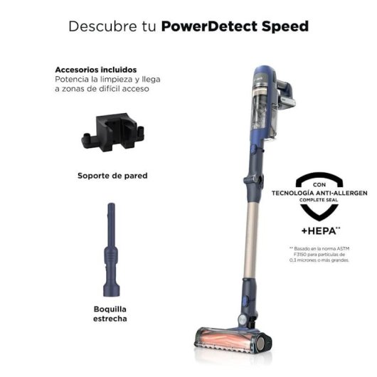 Aspirador sem Fios Shark PowerDetect Speed 350W 60 min Anti-emaranhamento Animais 0,42L Azul