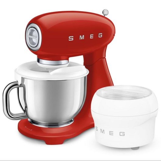 Batidora amasadora Smeg SMF05RDEU roja 4,8 L 1000 W 10 velocidades